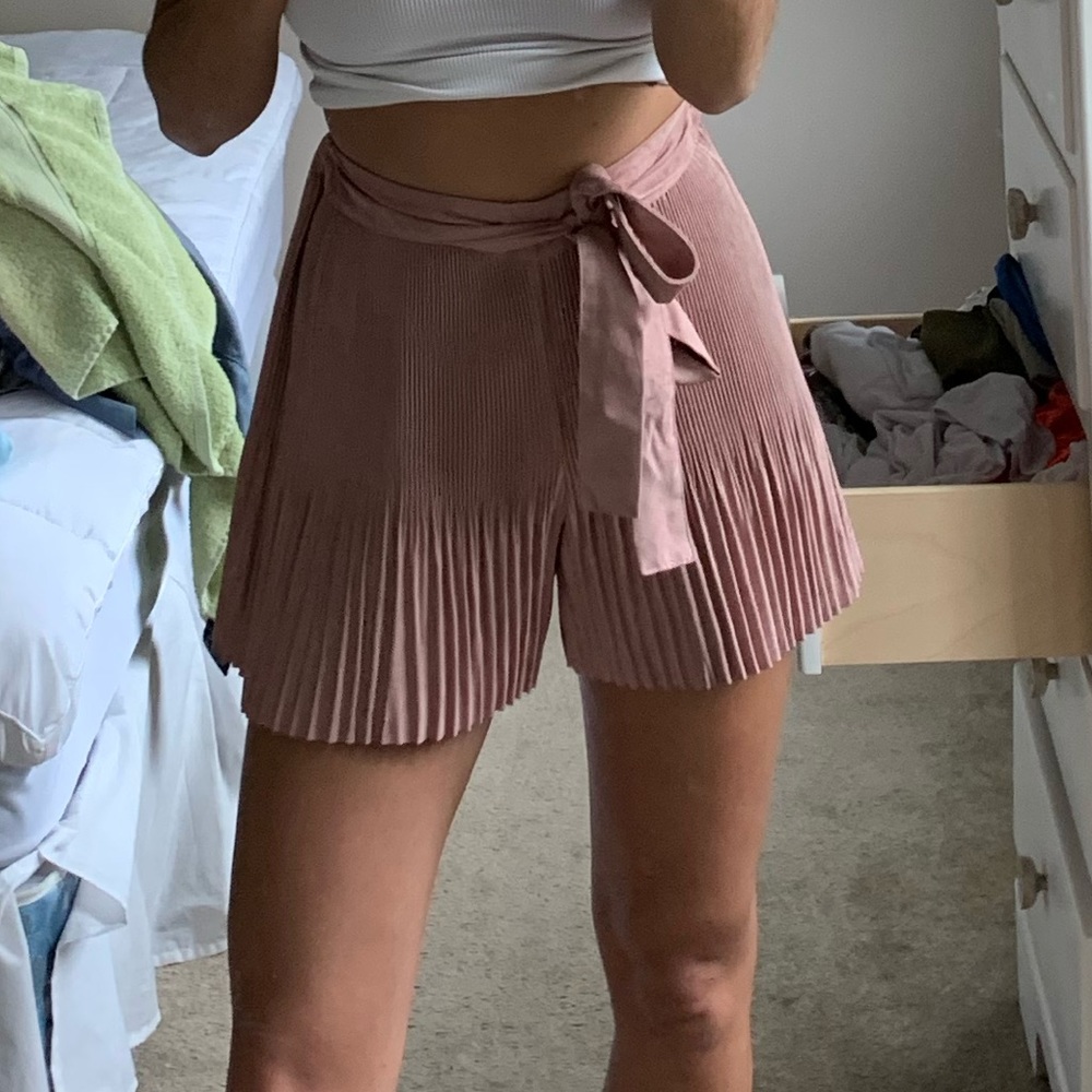 ZARA pleated shorts